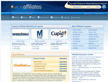 Tablet Screenshot of aceaffiliates.com